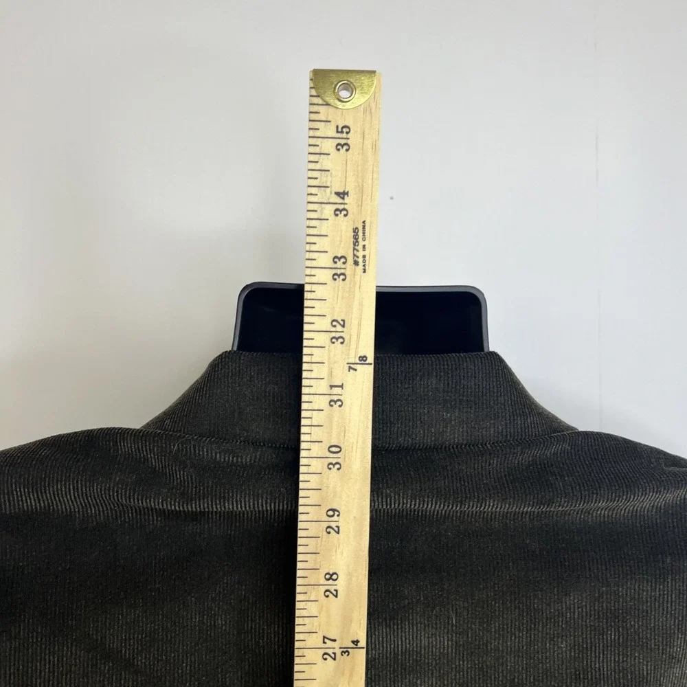 Chaps Men's Corduroy‎ Blazer Jacket Size 44L Brown Two Button Sport Coat Cotton